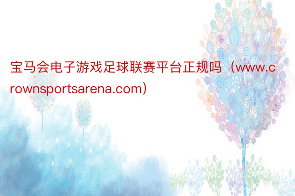 宝马会电子游戏足球联赛平台正规吗（www.crownsportsarena.com）